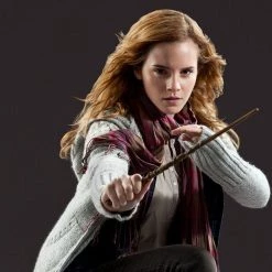 ANIME MALL Harry Potter - Hermione Granger Wand Large Solid Metal 3D Keychain