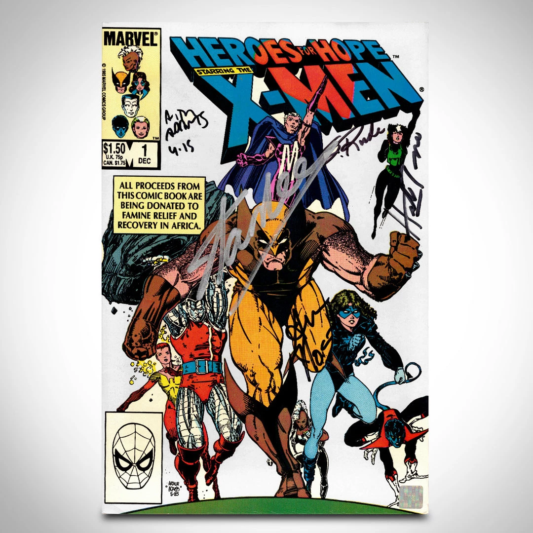 Hall Of Fame Collection X-Men Heroes For Hope #1 Hand-Signed Comic Book By Famous Artists, Editor & Stan Lee Custom Frame Signed Comic Memorabilia 6 Hall Of Fame Collection X-Men Heroes For Hope #1 Hand-Signed Comic Book By Famous Artists, Editor & Stan Lee Custom Frame Signed Comic Memorabilia