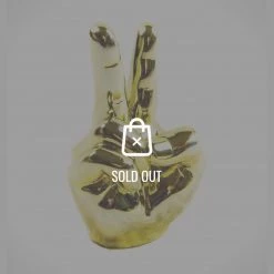 RARE-T Collectible Statues Handcrafted 24K Gold 'Hippie Love - Woodstock' Statue