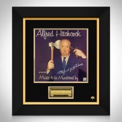 RARE-T Alfred Hitchcock Music To Be Murdered By Limited Signature Edition Licensed LP Cover Custom Frame