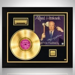 RARE-T Limited Edition Frames Alfred Hitchcock Music To Be Murdered By Limited Signature Edition Licensed Gold LP Custom Frame