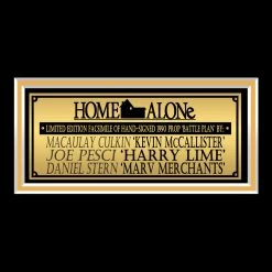 RARE-T Limited Edition Frames Home Alone Battle Plan Photo Limited Signature Edition Studio Licensed Custom Frame