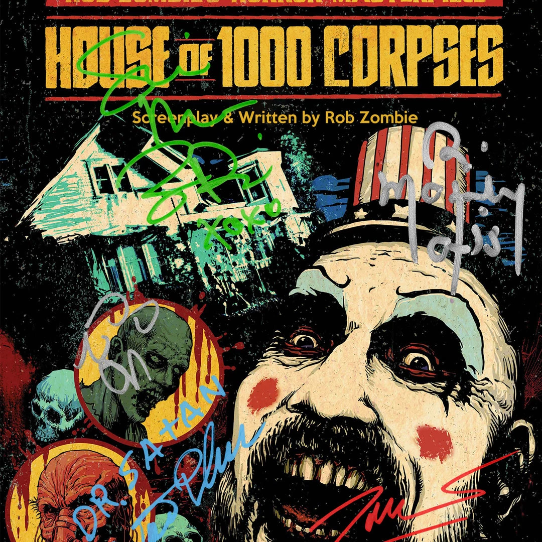 RARE-T House Of 1000 Corpses Script Limited Signature Edition Studio Licensed Custom Frame 5 RARE-T House Of 1000 Corpses Script Limited Signature Edition Studio Licensed Custom Frame