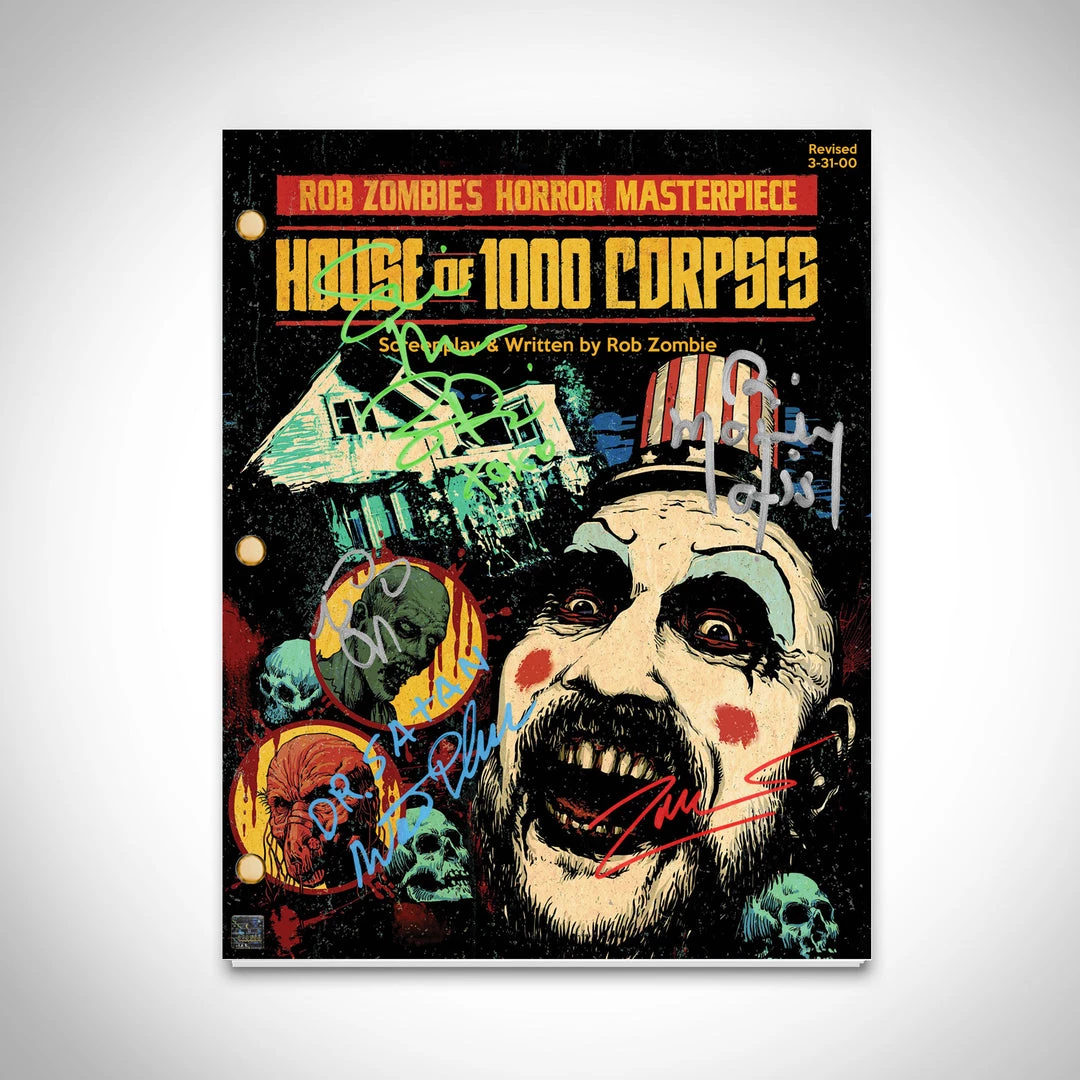 RARE-T House Of 1000 Corpses Script Limited Signature Edition Studio Licensed Custom Frame 2 RARE-T House Of 1000 Corpses Script Limited Signature Edition Studio Licensed Custom Frame