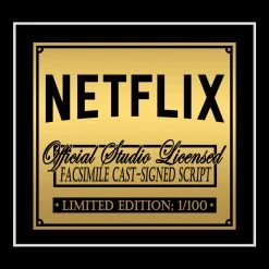 RARE-T House Of Cards- Limited Signature Edition Studio Licensed Script Custom Frame Limited Edition Frames