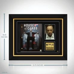 RARE-T House Of Cards- Limited Signature Edition Studio Licensed Script Custom Frame Limited Edition Frames
