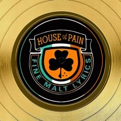 Rare-T Limited Edition Frames House Of Pain - Fine Malt Lyrics Limited Signature Edition Studio Licensed Gold LP Custom Frame