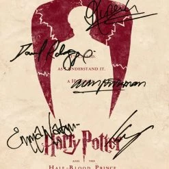 RARE-T Harry Potter And The Half Blood Prince Script Limited Signature Edition Studio Licensed Custom Frame