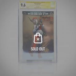 RARE-T Signed Comic Memorabilia Cgc Signature Edition 'Harley Quinn #1 -9.6 Handsigned By Amanda Conner, Jimmy Palmiotti, Jim Lee'