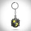 RARE-T Harry Potter - Hufflepuff Crest Antiqued Diecast Metal/Enamel Keyring
