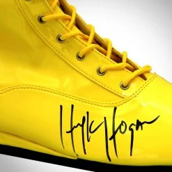APW Hulk Hogan Hand-Signed Boot Rare-T Exclusive Museum Display