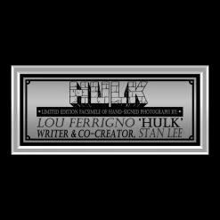 RARE-T The Incredible Hulk TV Series Lou Ferrigno Photo Limited Signature Edition Studio Licensed Custom Frame