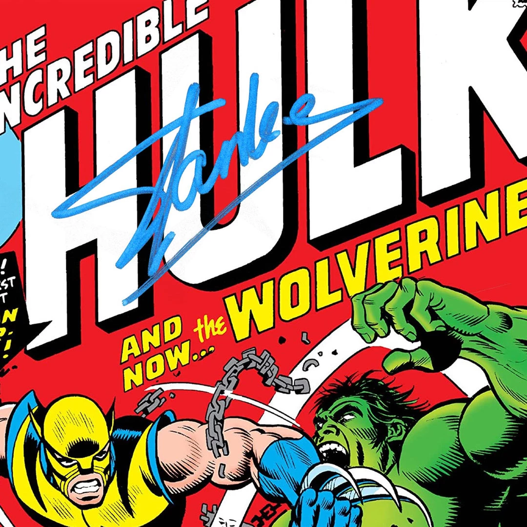RARE-T The Incredible Hulk And Now The Wolverine #181 Stan Lee Limited Signature Edition Comic Book Cover Art Custom Frame 2 RARE-T The Incredible Hulk And Now The Wolverine #181 Stan Lee Limited Signature Edition Comic Book Cover Art Custom Frame