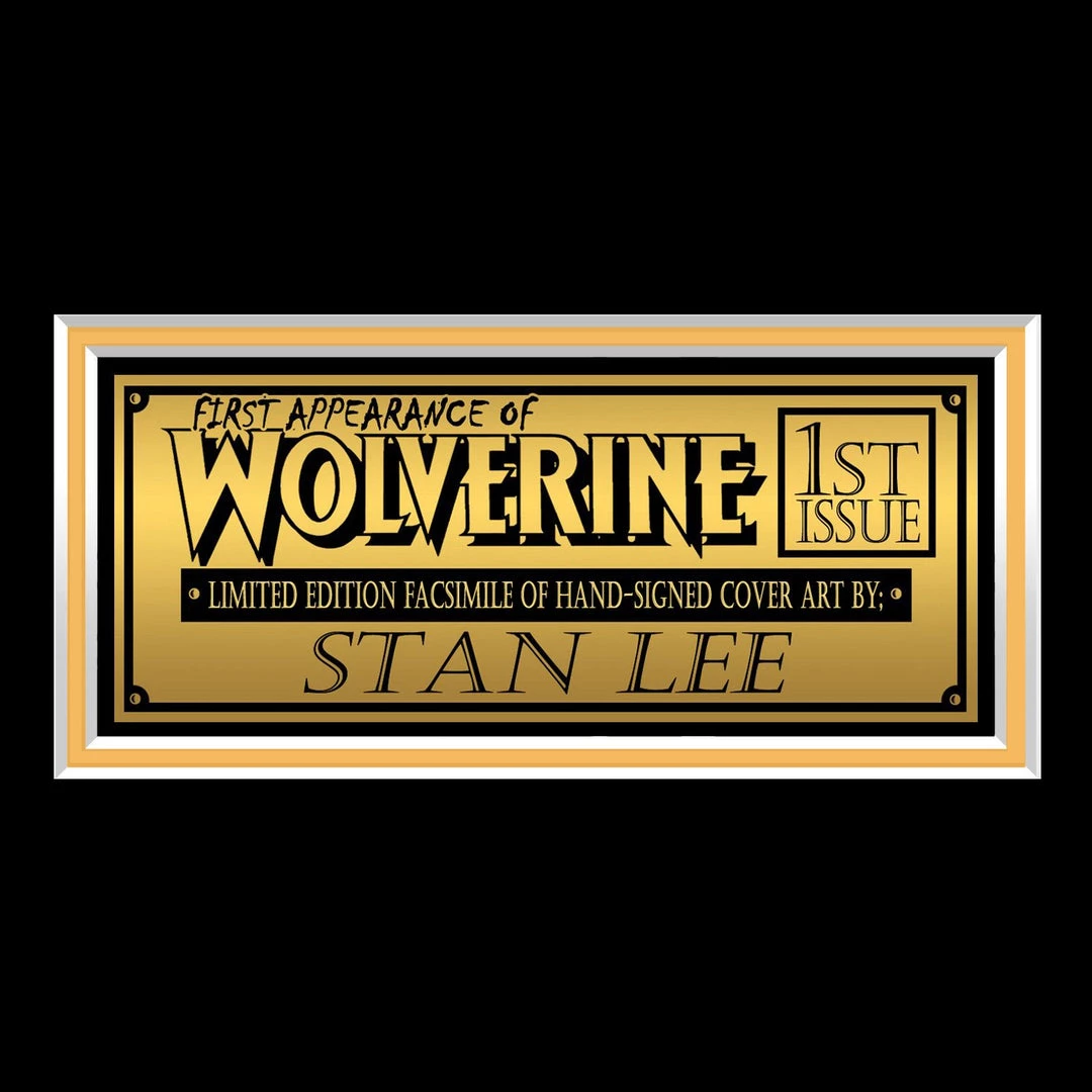 RARE-T The Incredible Hulk And Now The Wolverine #181 Stan Lee Limited Signature Edition Comic Book Cover Art Custom Frame 4 RARE-T The Incredible Hulk And Now The Wolverine #181 Stan Lee Limited Signature Edition Comic Book Cover Art Custom Frame