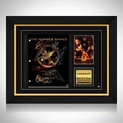 RARE-T Limited Edition Frames Hunger Games Script Limited Signature Edition Studio Licensed Custom Frame