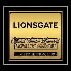 RARE-T Limited Edition Frames Hunger Games Script Limited Signature Edition Studio Licensed Custom Frame