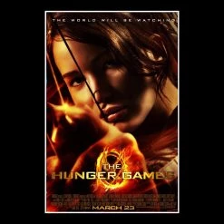 RARE-T Limited Edition Frames Hunger Games Script Limited Signature Edition Studio Licensed Custom Frame