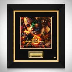 RARE-T Hunger Games - Soundtrack LP Cover Limited Signature Edition Studio Licensed Custom Frame Limited Edition Frames