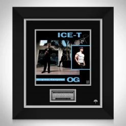RARE-T Ice-T - Original Gangster LP Cover Limited Signature Edition Licensed Custom Frame