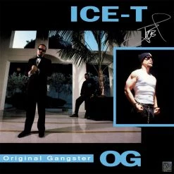 RARE-T Ice-T - Original Gangster Limited Signature Edition Licensed Platinum LP Custom Frame