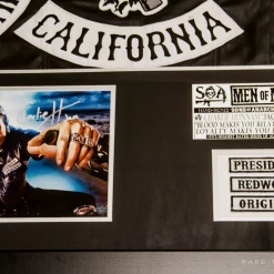 APW Sons Of Anarchy Jax Vest And Signed Photo By Charlie Hunnam Custom Frame Signed Memorabilia