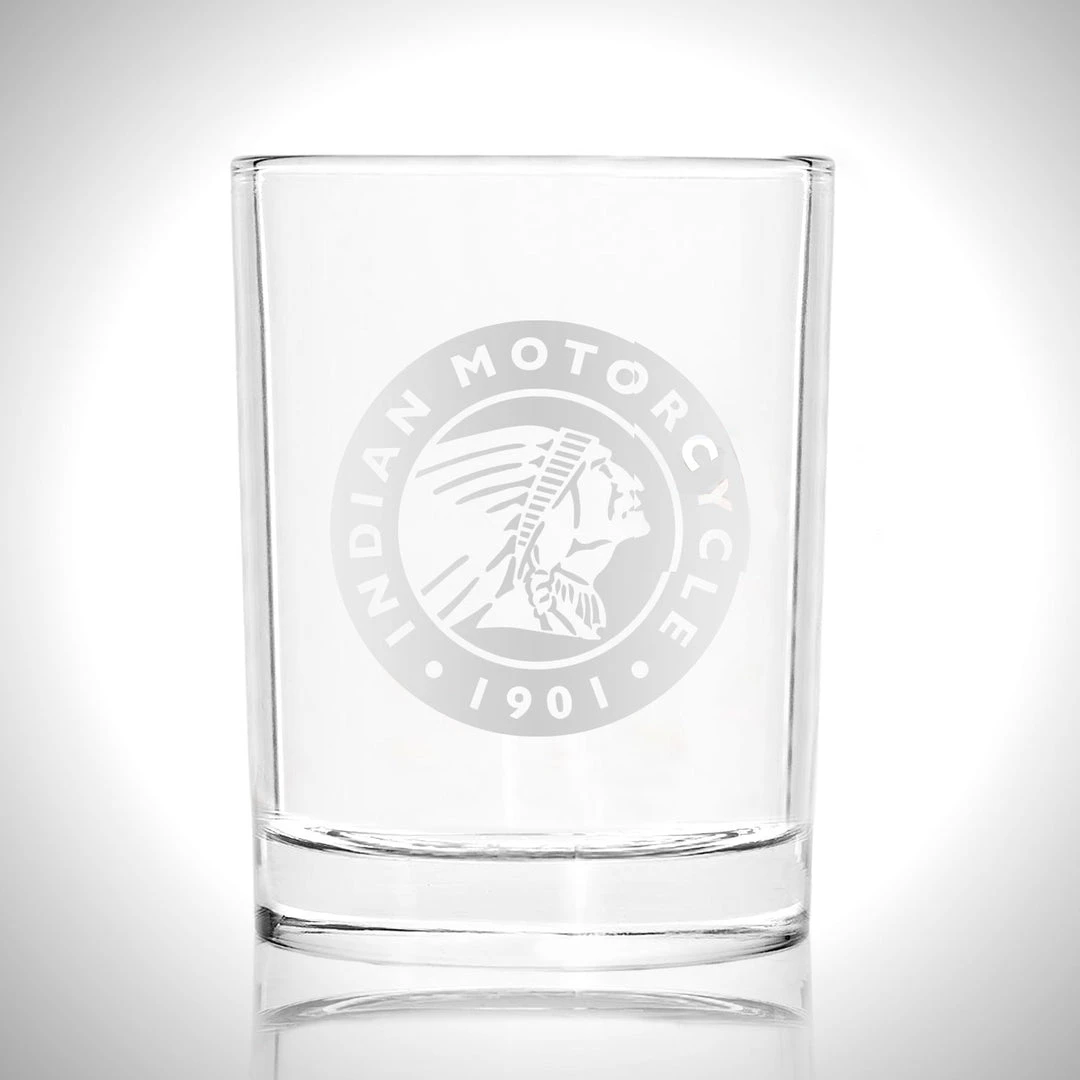 Bullet Indian Motorcycle Shot Glass - Handmade Indian Motorcycle Etched Rock Glass Shot Glass 2 Bullet Indian Motorcycle Shot Glass - Handmade Indian Motorcycle Etched Rock Glass Shot Glass