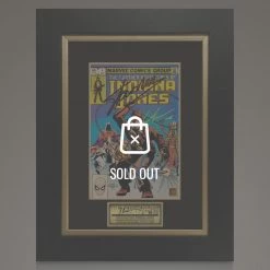 APW Signed Memorabilia Indiana Jones- The Further Adventures Of Indiana Jones #1 1982 Comic Book Hand-Signed By Harrison Ford, George Lucas & Stan Lee Custom Frame