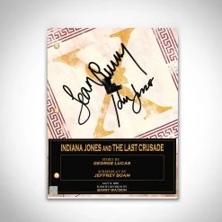 RARE-T Limited Edition Frames Indiana Jones And The Last Crusade Script Limited Signature Edition Studio Licensed Custom Frame
