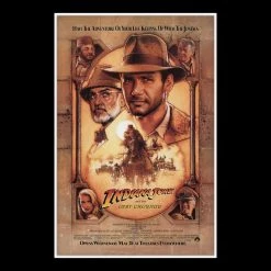 RARE-T Limited Edition Frames Indiana Jones And The Last Crusade Script Limited Signature Edition Studio Licensed Custom Frame