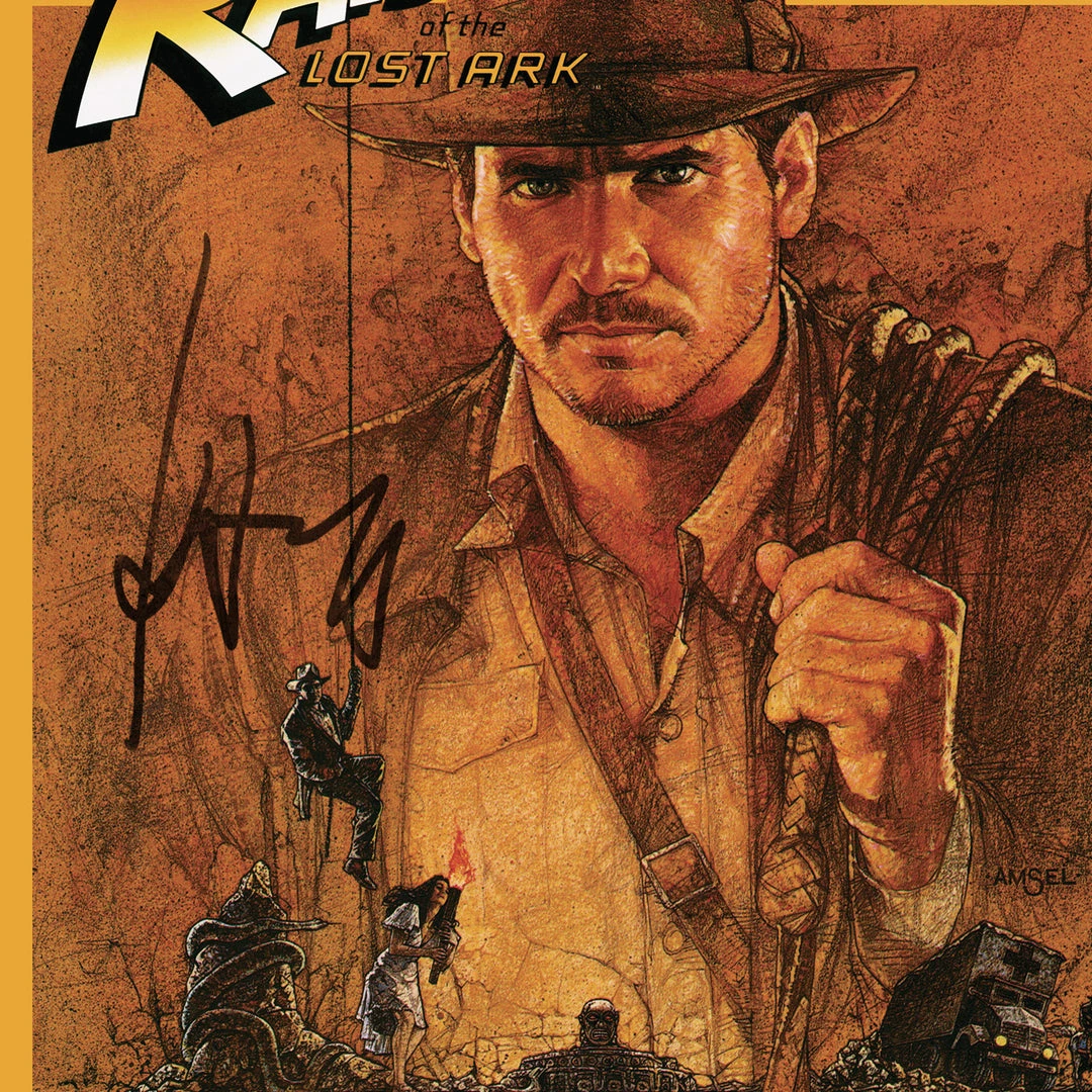 RARE-T Indiana Jones Raiders Of The Lost Ark Soundtrack Gold LP Limited Signature Edition Studio Licensed Custom Frame 2 RARE-T Indiana Jones Raiders Of The Lost Ark Soundtrack Gold LP Limited Signature Edition Studio Licensed Custom Frame