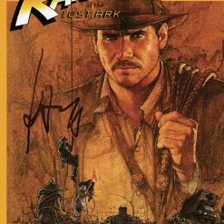 RARE-T Indiana Jones - Raiders Of The Lost Ark Soundtrack Platinum LP Limited Signature Edition Studio Licensed Custom Frame