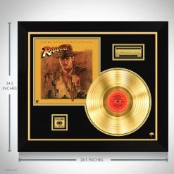 RARE-T Indiana Jones Raiders Of The Lost Ark Soundtrack Gold LP Limited Signature Edition Studio Licensed Custom Frame 15 RARE-T Indiana Jones Raiders Of The Lost Ark Soundtrack Gold LP Limited Signature Edition Studio Licensed Custom Frame