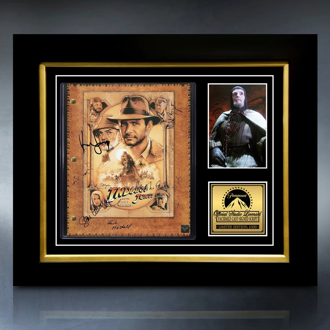 G.R.O. Indiana Jones And The Last Crusade- Limited Edition Script Custom Frame Limited Edition Frames 1 G.R.O. Indiana Jones And The Last Crusade- Limited Edition Script Custom Frame Limited Edition Frames
