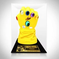 APW Thanos Infinity Gauntlet Hand-Signed By Stan Lee Rare-T Exclusive Custom Display