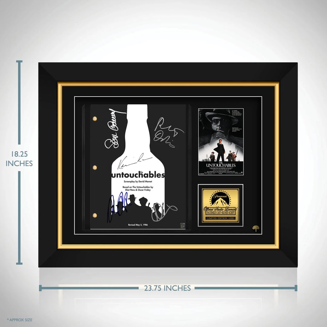 RARE-T The Untouchables Script Limited Signature Edition Studio Licensed Custom Frame Limited Edition Frames 9 RARE-T The Untouchables Script Limited Signature Edition Studio Licensed Custom Frame Limited Edition Frames