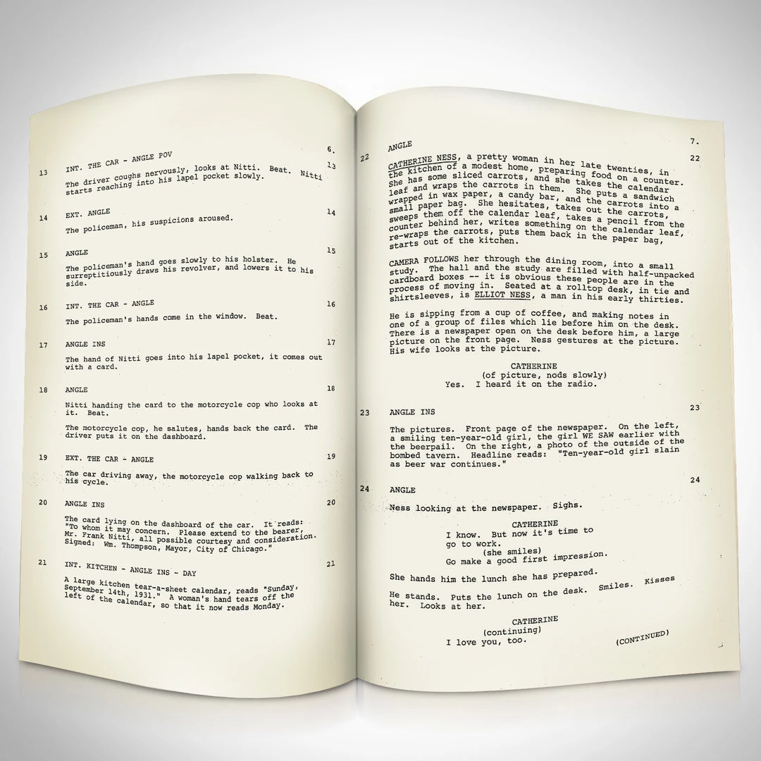 RARE-T The Untouchables Script Limited Signature Edition Studio Licensed Custom Frame Limited Edition Frames 3 RARE-T The Untouchables Script Limited Signature Edition Studio Licensed Custom Frame Limited Edition Frames