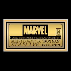 RARE-T Limited Edition Frames Invincible Iron Man #1 - Stan Lee Limited Signature Edition Comic Book Cover Art Custom Frame