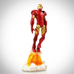 Grosnor Collectible Statues Iron Man- Marvel Select Limited Edition Articulated Action Figure & Deluxe Base