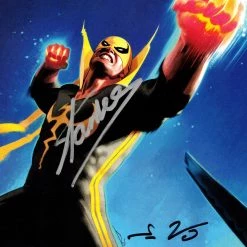 RARE-T Iron Fist #1 May (2017) Ed Brisson & Stan Lee Limited Signature Edition Comic Book Cover Art Custom Frame Limited Edition Frames