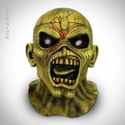 ANIME MALL Iron Maiden- Piece Of Mind 'Eddie' Premium Latex Mask Swords & Props
