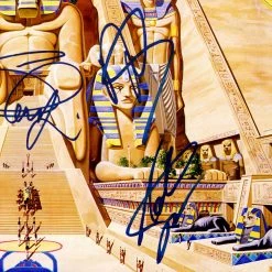 RARE-T Iron Maiden Powerslave LP Cover Limited Signature Edition Studio Licensed Custom Frame