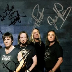 RARE-T Iron Maiden Band Photo Limited Signature Edition Studio Licensed Custom Frame