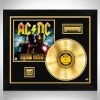 RARE-T AC/DC Iron Man 2 Soundtrack Gold LP Limited Signature Edition Studio Licensed Custom Frame