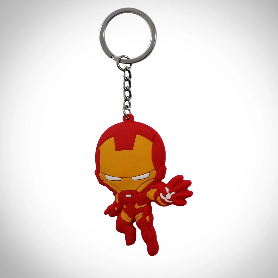 AZALEA Iron Man Double Sided Rubber Keychain Ready To Ship! 48 Hour Shipping! 1 AZALEA Iron Man Double Sided Rubber Keychain Ready To Ship! 48 Hour Shipping!