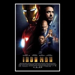 RARE-T Iron Man Movie Script Frame Limited Signature Edition Studio Licensed Custom Frame Limited Edition Frames