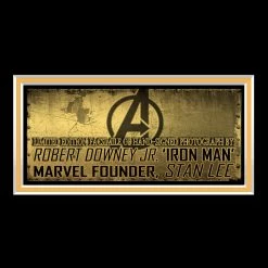 RARE-T Iron Man Shooting Photo Limited Signature Edition Studio Licensed Custom Frame