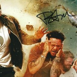 PPC Jackass 3 - Beckett Certified Hand-Signed Photo By Bam Margera Custom Frame