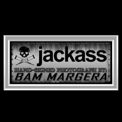 PPC Jackass 3 - Beckett Certified Hand-Signed Photo By Bam Margera Custom Frame