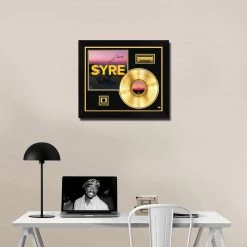 G.R.O. Jaden Smith - Syre Gold LP Limited Signature Edition Studio Licensed Custom Frame Limited Edition Frames