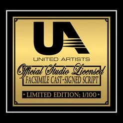 RARE-T Limited Edition Frames James Bond License To Kill Script Limited Signature Edition Studio Licensed Custom Frame